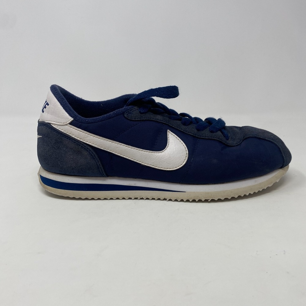 Nike Cortez‎ Nylon Girls Size 5Y Athletic Comfort Sneaker Shoes 316715-411